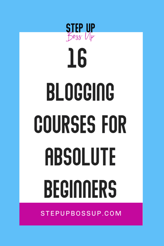 blogging courses