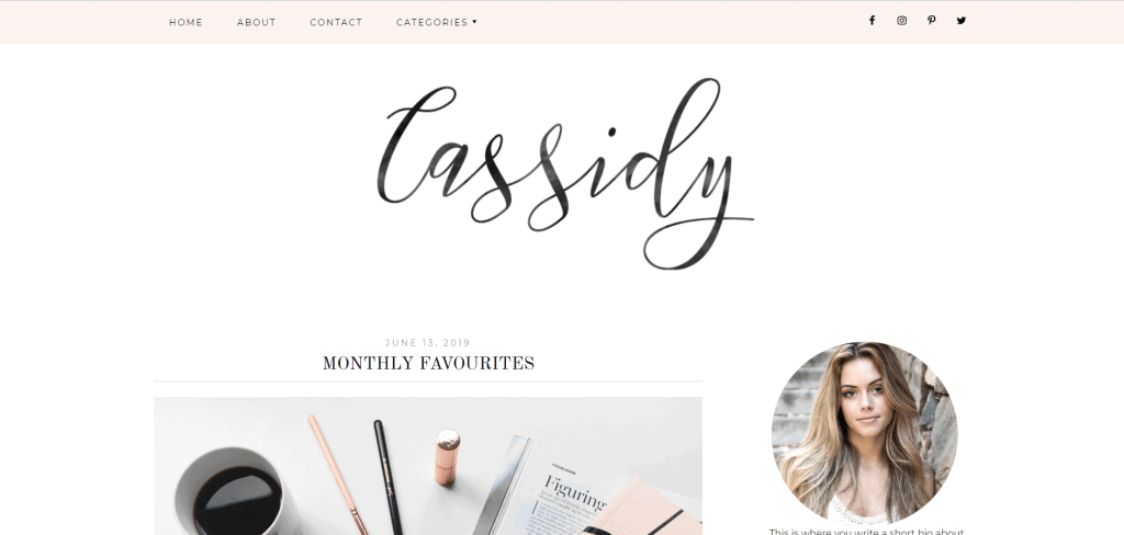 14 of The Best Feminine WordPress Themes for Under $100 5