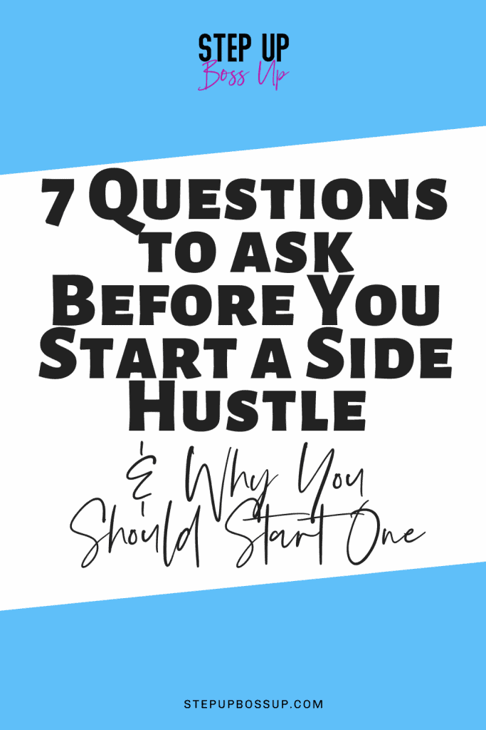 start a side hustle