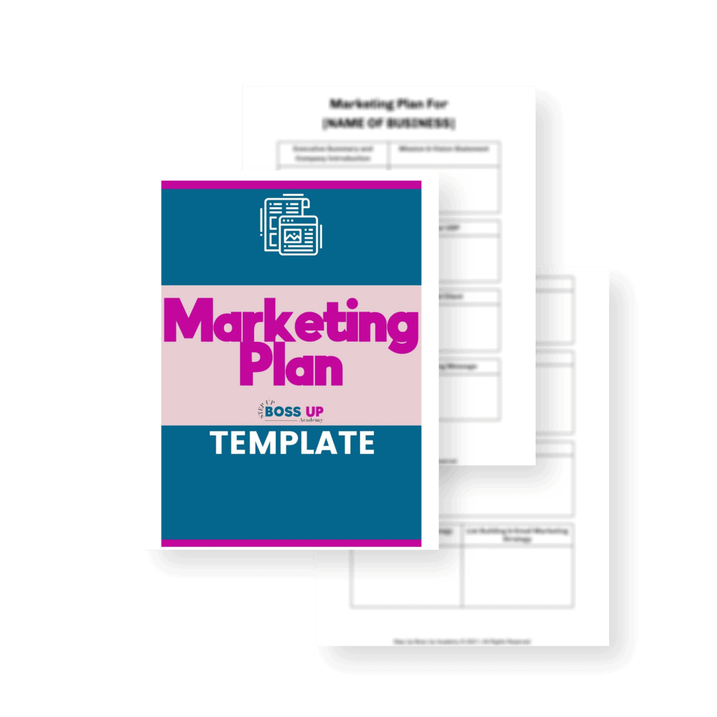Thank You Page - Marketing Plan 1 marketing plan template